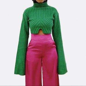 Hanifa Sia Crop Sweater